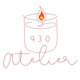 Logo Atelier 430, boutique artisanale de bougies personnalisées parfumées