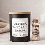 Bougie cadeau originale pour maman avec message humoristique — Atelier 430
